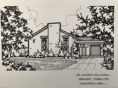 Drawing (series) - Architectural drawing, 22 Glyndon Road, Camberwell, 1993