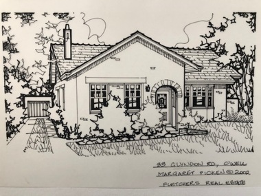 Drawing (series) - Architectural drawing, 33 Glyndon Road, Camberwell, 2002