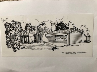 Drawing (series) - Architectural drawing, 84A Glyndon Road, Camberwell, Unknown