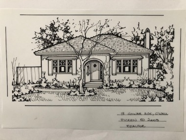 Drawing (series) - Architectural drawing, 18 Gowar Avenue, Camberwell, 2003