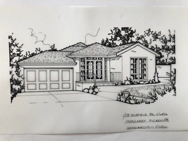 Drawing (series) - Architectural drawing, 1/179 Highfield Road, Camberwell, 1999