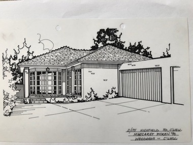 Drawing (series) - Architectural drawing, 2/175 Highfield Road, Camberwell, 1990
