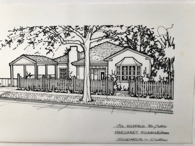 Drawing (series) - Architectural drawing, 196 Highfield Road, Camberwell, 2000