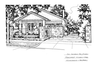 Drawing (series) - Architectural drawing, 30 Nelson Road, Camberwell, 2000