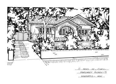 Drawing (series) - Architectural drawing, 17 Nevis Street, Camberwell, 1991