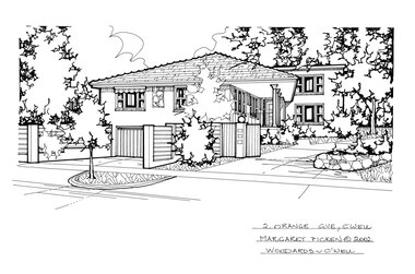 Drawing (series) - Architectural drawing, 2 Orange Grove, Camberwell, 2002