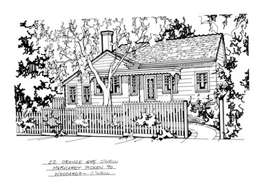 Drawing (series) - Architectural drawing, 22 Orange Grove, Camberwell, 1990