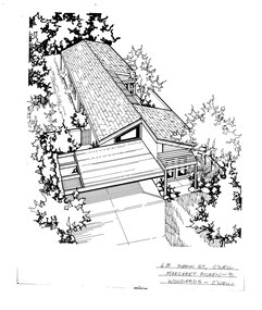 Drawing (series) - Architectural drawing, 6B Peppin Street, Camberwell, 1991