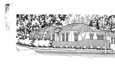Drawing (series) - Architectural drawing, 20 Prospect Hill Road, Camberwell, 1992