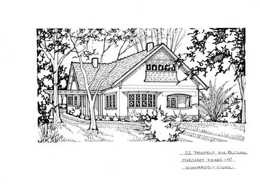 Drawing (series) - Architectural drawing, 22 Prospect Hill Road, Camberwell, 1997