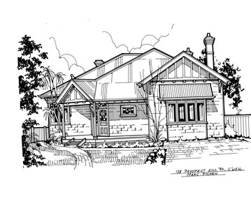 Drawing (series) - Architectural drawing, 133 Prospect Hill Road, Camberwell, Unknown