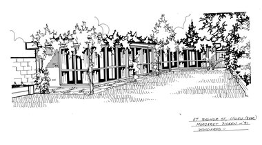 Drawing (series) - Architectural drawing, 57 Radnor Street, Camberwell, 1991