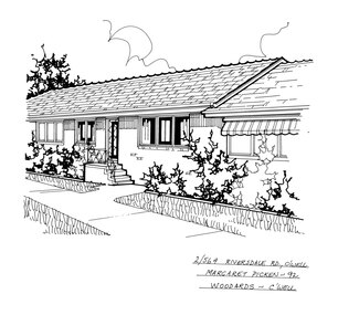 Drawing (series) - Architectural drawing, 2/564 Riversdale Road, Camberwell, 1992