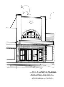 Drawing (series) - Architectural drawing, 467 Riversdale Road, Camberwell, 1997