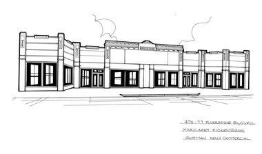 Drawing (series) - Architectural drawing, 475-477 Riversdale Road, Camberwell, 2001
