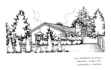 Drawing (series) - Architectural drawing, 606 Riversdale Road, Camberwell, 1994
