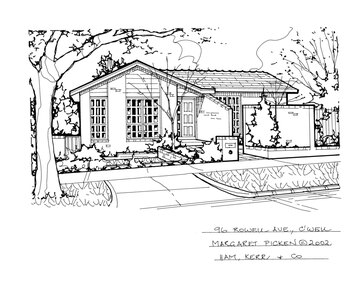 Drawing (series) - Architectural drawing, 96 Rowell Avenue, Camberwell, 2002