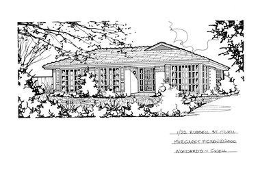 Drawing (series) - Architectural drawing, 1/22 Russell Street, Camberwell, 2000
