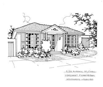 Drawing (series) - Architectural drawing, 5/22 Russell Street, Camberwell, 2001
