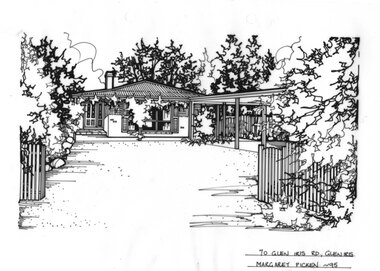 Drawing (series) - Architectural drawing, 70 Glen Iris Road, Glen Iris, 1995