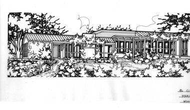 Drawing (series) - Architectural drawing, 86 Glen Iris Road, Glen Iris