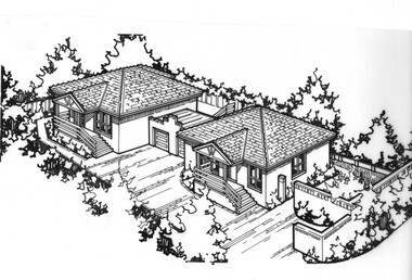 Drawing (series) - Architectural drawing, 121 Glen Iris Road, Glen Iris