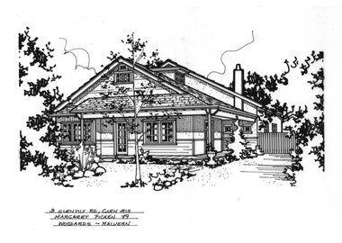 Drawing (series) - Architectural drawing, 3 Glentilt Road, Glen Iris, 1989