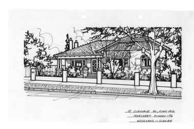 Drawing (series) - Architectural drawing, 15 Glenvale Road, Glen Iris, 1992