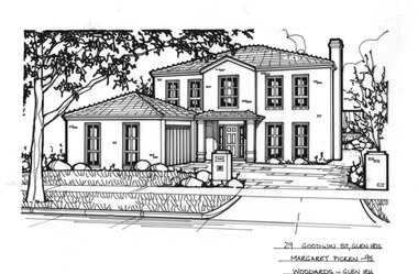 Drawing (series) - Architectural drawing, 29 Goodwin Street, Glen Iris, 1995