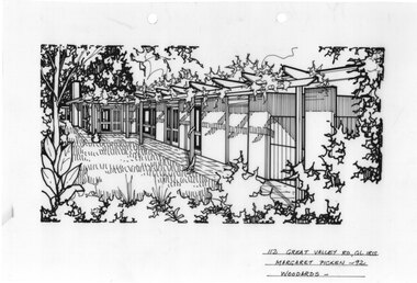 Drawing (series) - Architectural drawing, 112 Great Valley Road, Glen Iris, 1992