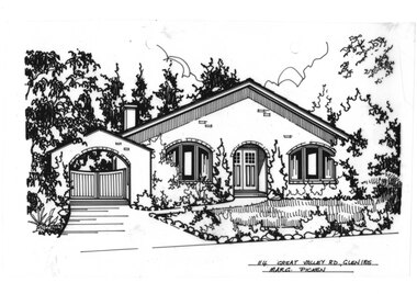 Drawing (series) - Architectural drawing, 114 Great Valley Road, Glen Iris, Unknown