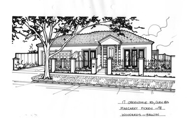 Drawing (series) - Architectural drawing, 17 Greendale Road, Glen Iris, 1998