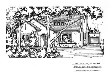 Drawing (series) - Architectural drawing, 114 High Street, Glen Iris, 2001