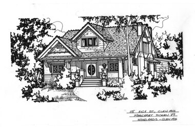 Drawing (series) - Architectural drawing, 115 High Street, Glen Iris, 1989