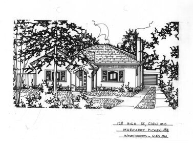 Drawing (series) - Architectural drawing, 128 High Street, Glen Iris, 1994