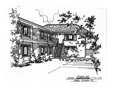 Drawing (series) - Architectural drawing, 3/1423 High Street, Glen Iris, 1987