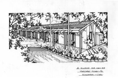 Drawing (series) - Architectural drawing, 46 Hillside Parade, Glen Iris, 1992