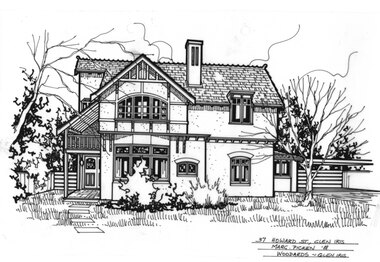 Drawing (series) - Architectural drawing, 37 Howard Street, Glen Iris, 1988