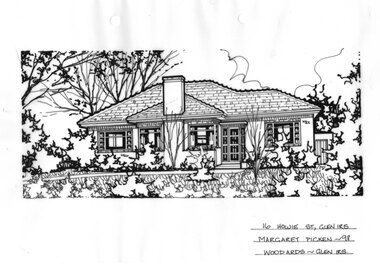 Drawing (series) - Architectural drawing, 16 Howie Street, Glen Iris, 1998