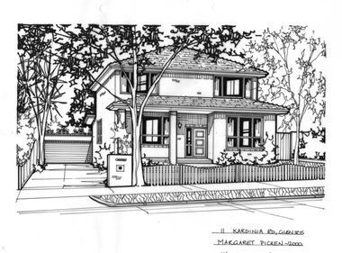 Drawing (series) - Architectural drawing, 11 Kardinia Road, Glen Iris, 2000