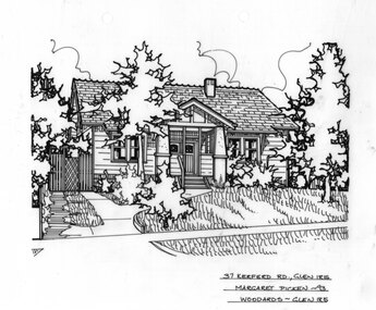 Drawing (series) - Architectural drawing, 37 Kerferd Road, Glen Iris, 1993