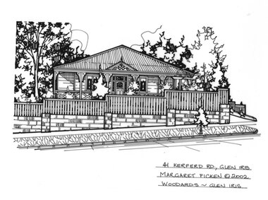 Drawing (series) - Architectural drawing, 41 Kerferd Road, Glen Iris, 2002