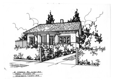 Drawing (series) - Architectural drawing, 16 Kyarra Road, Glen Iris, 1987