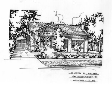 Drawing (series) - Architectural drawing, 47 Kyarra Road, Glen Iris, 1993