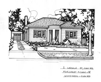 Drawing (series) - Architectural drawing, 2 Lincoln Street, Glen Iris, 1998