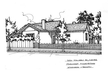 Drawing (series) - Architectural drawing, 1620 Malvern Road, Glen Iris, 2000