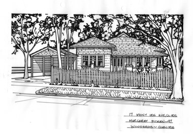 Drawing (series) - Architectural drawing, 17 Mont Iris Avenue, Glen Iris, 1997