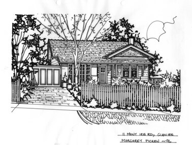Drawing (series) - Architectural drawing, 11 Mont Iris Avenue, Glen Iris, 1996