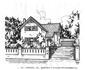 Drawing (series) - Architectural drawing, 10 Montana Street, Glen Iris, 1997