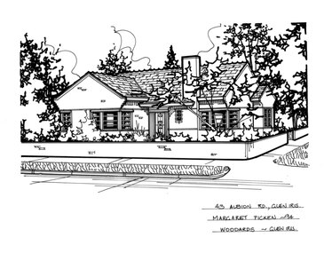 Drawing (series) - Architectural drawing, 43 Albion Road, Glen Iris, 1994